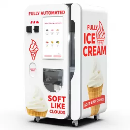 HUAXIN Smart Robot vending machine per gelato - Grado commerciale con 15 secondi di servizio veloce